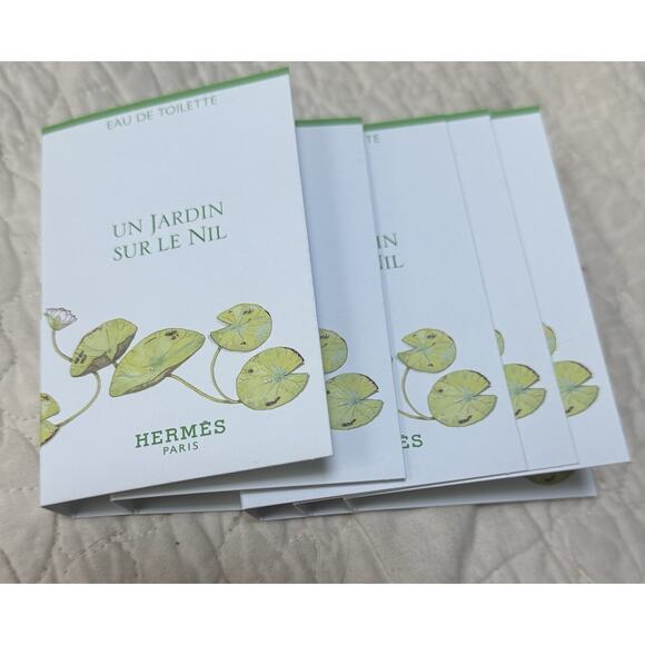 5 x Hermes Un Jardin Sur Le Nil Eau De Toilette Spray 2ml Sample - Picture 3 of 4